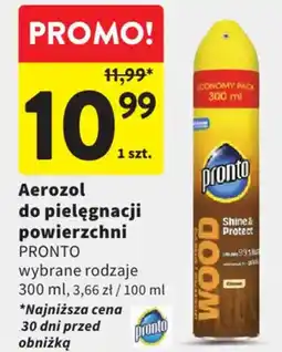 Intermarche Aerozol do pielęgnacji powierzchni Pronto oferta