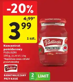 Intermarche Koncentrat pomidorowy Pudliszki oferta