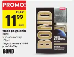 Intermarche Woda po goleniu BOND wybrane rodzaje oferta