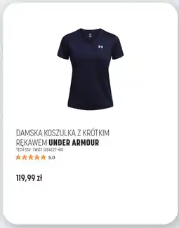 Martes Sport DAMSKA KOSZULKA Z KRÓTKIM RĘKAWEM UNDER ARMOUR TECH SSV-TWIST 1384227-410 oferta
