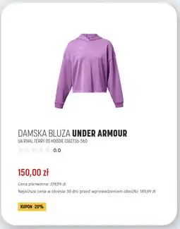 Martes Sport Damska bluza Under Armour UA RIVAL TERRY OS HOODIE 1382736-560 oferta