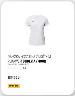 Martes Sport Damska koszulka z krótkim rękawem Under Armour TECH SSV SOLID 1384229-100 oferta
