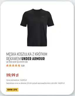 Martes Sport Męska koszulka z krótkim rękawem Under Armour UA Tech Vent SS oferta
