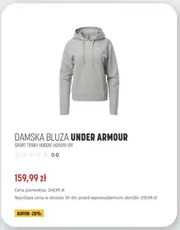 Martes Sport DAMSKA BLUZA UNDER ARMOUR SPORT TERRY HOODIE 6011015-011 oferta