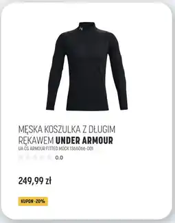 Martes Sport Męska koszulka z długim rękawem Under Armour UA CG Armour Fitted Mock 1366066-001 oferta