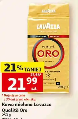 Auchan Kawa mielona Lavazza Qualità Oro oferta