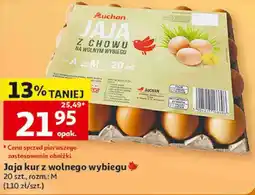 Auchan Auchan Jaja kur z wolnego wybiegu rozm. M oferta