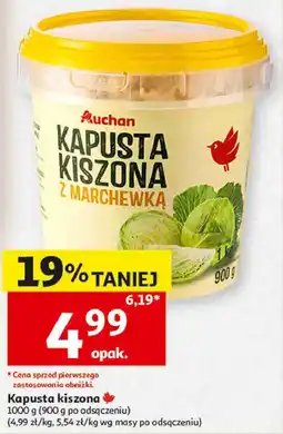 Auchan Kapusta kiszona Auchan oferta