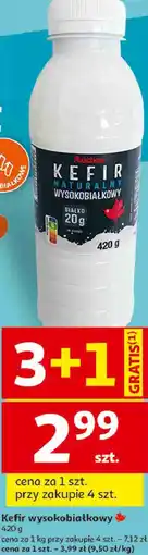 Auchan Kefir wysokobiałkowy Auchan oferta
