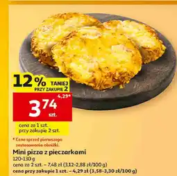Auchan Mini pizza z pieczarkami oferta