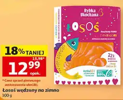 Auchan Łosoś wędzony na zimno Rybka Ukochana oferta