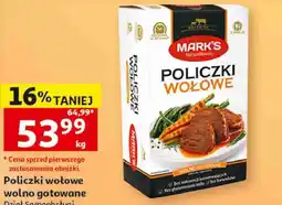 Auchan Policzki wołowe wolno gotowane Mark's Marszałkowscy oferta