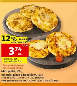 Auchan Mini pizza lub mini pizza z boczkiem oferta
