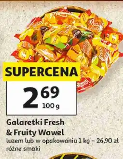 Auchan Galaretki Fresh & Fruity Wawel luzem lub w opakowaniu oferta