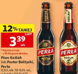 Auchan Piwo Koźlak lub Porter Bałtycki, Perła oferta