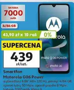 Auchan Smartfon Motorola G06 Power oferta