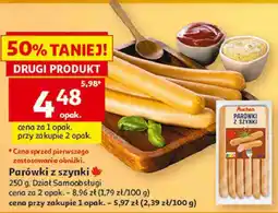 Auchan Parówki z szynki Auchan oferta