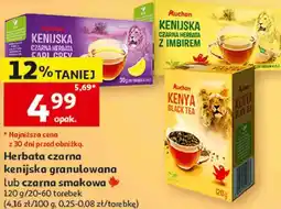 Auchan Herbata czarna kenijska granulowana lub czarna smakowa Auchan oferta