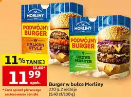 Auchan Burger w bułce Morliny oferta