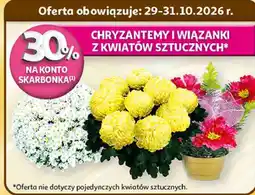 Auchan Chryzantemy i wiązanki z kwiatów sztucznych oferta