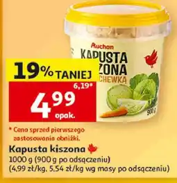 Auchan Kapusta kiszona Auchan oferta