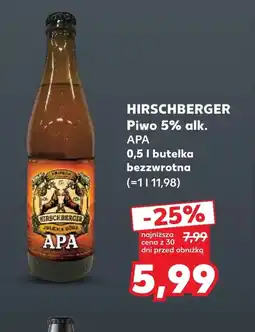Kaufland Piwo Hirschberger oferta