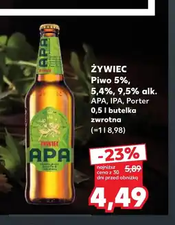 Kaufland Piwo Żywiec oferta
