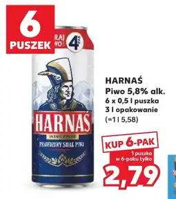 Kaufland Piwo Harnaś oferta