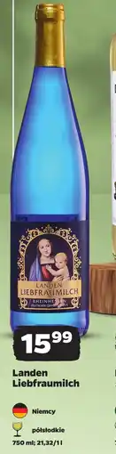 Netto Wino półsłodkie Liebfraumilch oferta
