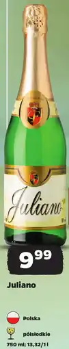 Netto Wino półsłodkie Juliano oferta