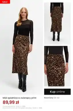 Top Secret Midi spódnica w zwierzęcy print oferta