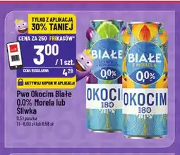 Polomarket Piwo bezalkoholowe Okocim Białe Śliwka oferta