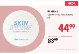 Rossmann Puder do twarzy sypki matujący I'm Meme oferta