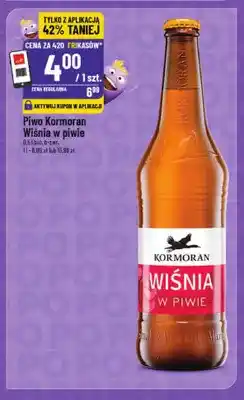 Polomarket Piwo Kormoran Wiśnia w piwie oferta