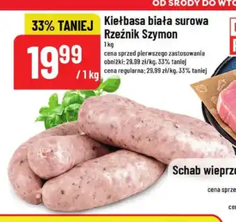 Kiełbasa biała surowa Rzeźnik Szymon