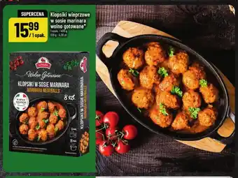 Klopsiki wieprzowe w sosie marinara wolno gotowane Nowak