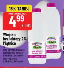 Polomarket Mleko wiejskie bez laktozy Piątnica 2% oferta
