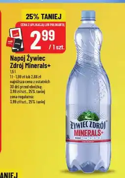 Polomarket Napój Żywiec Zdrój Minerals+ oferta