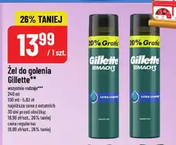Polomarket Żel do golenia Gillette Mach3 Extra Comfort oferta