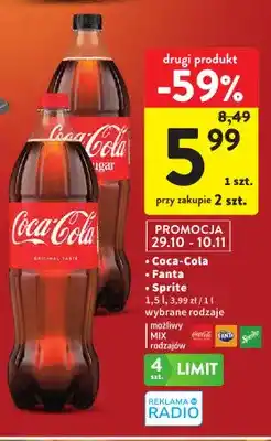 Intermarche Napój gazowany Coca-Cola oferta