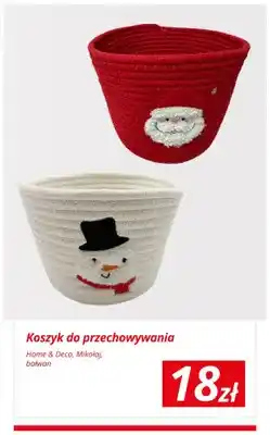 KiK Koszyk do przechowywania Mikołaj Home & Deco oferta