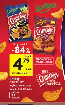Intermarche Chipsy Crunchips X-Cut Chakalaka oferta