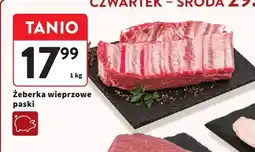 Intermarche Żeberka wieprzowe paski oferta