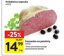 Intermarche Kaszanka na patelnię Mróz oferta