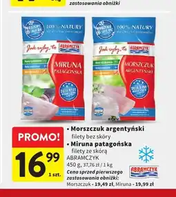 Intermarche Morszuk argentyński filety bez skóry Abramczyk oferta