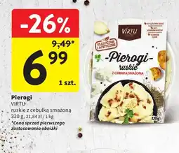 Intermarche Pierogi ruskie z cebulką smażoną Virtu oferta