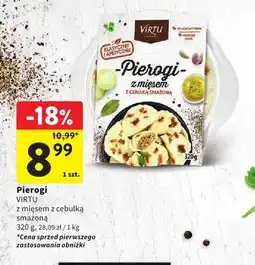 Intermarche Pierogi z mięsem z cebulką smażoną Virtu oferta