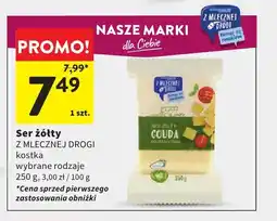 Intermarche Ser żółty w kostce gouda Z Mlecznej Drogi oferta