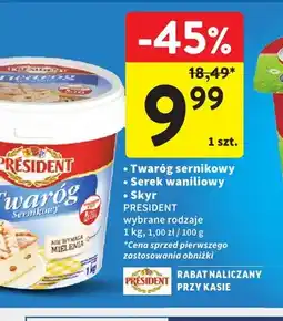Intermarche Twaróg sernikowy Président oferta