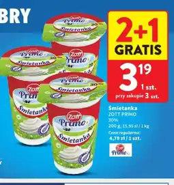 Intermarche Śmietanka Zott Primo 30% oferta